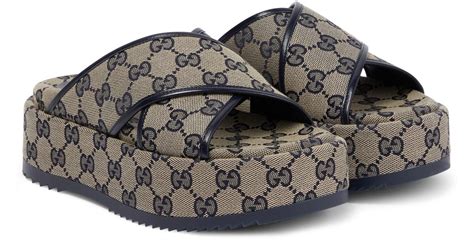 sandali bimba gucci|gucci canvas platform sandals.